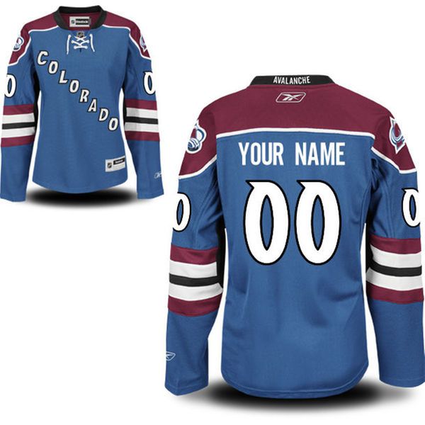 Reebok Colorado Avalanche Women Premier Alternate Custom NHL Jersey - Royal Blue->->Custom Jersey